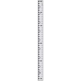 Creative Grids Quilt Ruler 2-1/2in x 36-1/2in Rectangle – CGR236 – Made in USA, Non-Slip Grip Acrylic Quilting, Sewing, Crafting, Patchwork Ruler for Measuring & Cutting Fabric