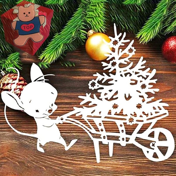Cute Mice Cutting Dies for Card Making，Cute Mice Cutting Dies