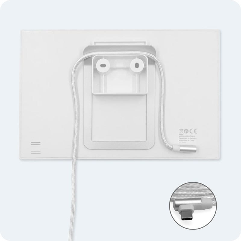 Wall Mount for WetterOnline Home (2nd Generation), Complete Wall Mounting