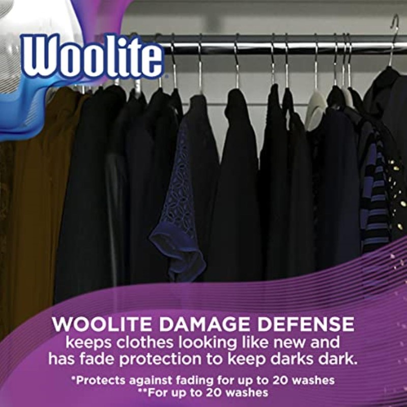 Woolite Darks Defense Liquid Laundry Detergent, Light Fresh Scent, 66