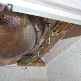 Native Trails UK1426 26-inch Sink Undermount Installation Kit - Rail System