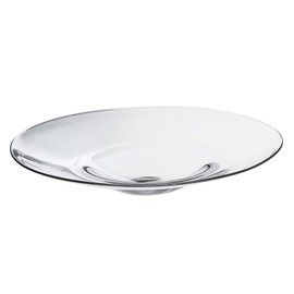 Barski Glass Centerpiece - Bowl - Serving Bowl - Plate -Classic Clear -Large - 13.5" Diameter - Made in Europe
