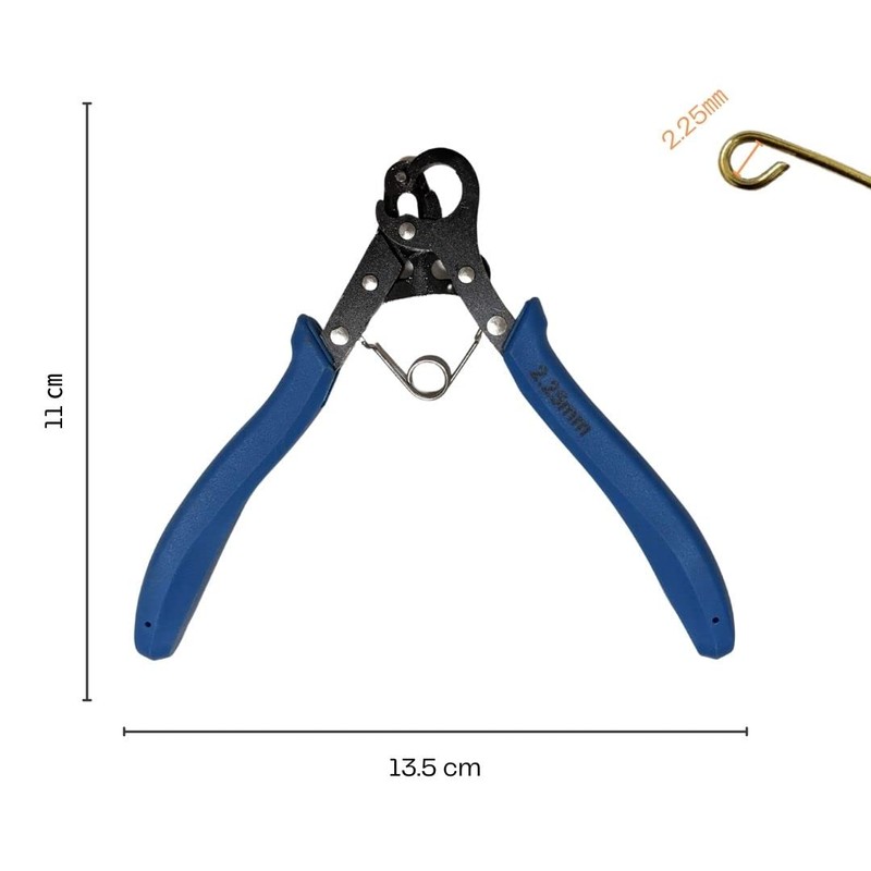 One-Step Looper (2.25mm) Eye Pin Easily Creates 9 Pins