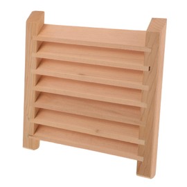 BESPORTBLE Ventilation Shutters Blind Vent Covers Window Vent Ac Vent Grille Sauna Room Air Vent Ventilation Grille External Vent Darkening Shed Vent Vents Sauna Accessories Wall Vent Wood