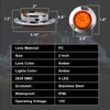 Wodvyss 10-Pack Red 2" 4 LED Round Trailer Side Marker