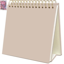 Photo Album Self Adhesive, DIY Scrapbook Album Family Memory Book White Page Scrap Book, Christmas Wedding Couples Birthday Presents (Beige)