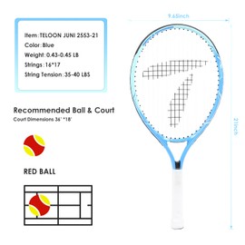 Kid Tennis Rackets (21, Blue)