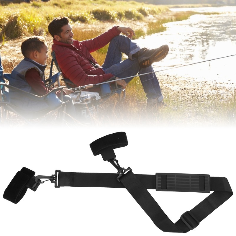 Fishing Rod Travel Carry Strap Sling Band Adjustable Fishing Rod