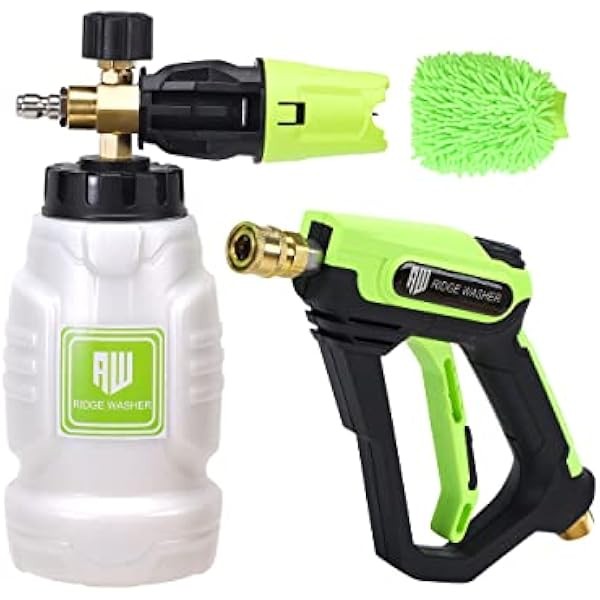 RIDGE WASHER Pressure Washer Gun with Foam Cannon Snow Foam