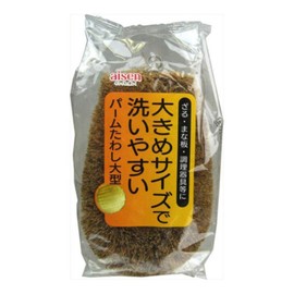 aisen Kitchen Sponge Brown Product Dimensions: Width 10 X Depth X Height 19 cm Palm Scrubber, Large, KA123 