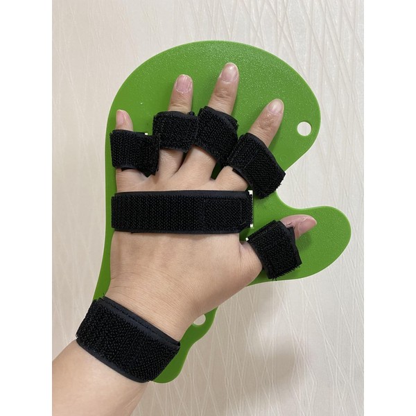 Finger Training Device Finger Orthotics Hand Splint with Wrist and