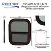 RecPro RV Window | 14" W x 16" H |