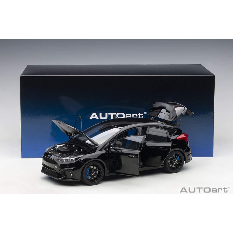 AUTOart 1/18 Ford Focus RS Black Assembled