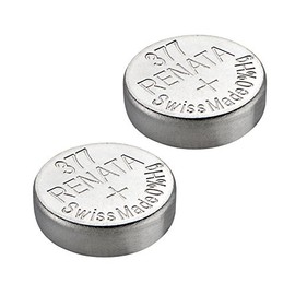 Renata Single Watch Battery Swiss Made 377 or SR626SW or AG4 1.5V, Silver, 2 x 377 or SR 626 SW