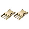 sourcing map 2 Pcs Metal Quick Side Release Buckle, 20mm/0.8"