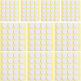 SANNIX 400PCS Candle Wick Stickers, Heat Resistance Double-Sided Stickers for Candle Making, Adhere Steady in Hot Wax Stickers for Candle Making