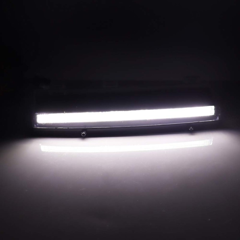 GTINTHEBOX LED Front Bumper Switchback Amber/White Daytime Running Lights with