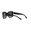 Coach HC8352 Sunglasses, Black/Grey Gradient, 54 mm