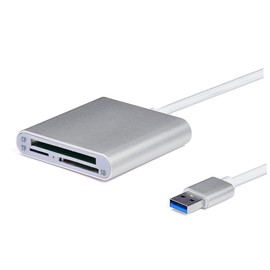 Gatuida USB 3.0 3-in-1 Micro / /cf Card Reader for Pc Laptop Tablet Aluminum Design Fast Data Transfer