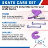 CRS Cross Skate Guards, Soakers & Towel Gift Set -