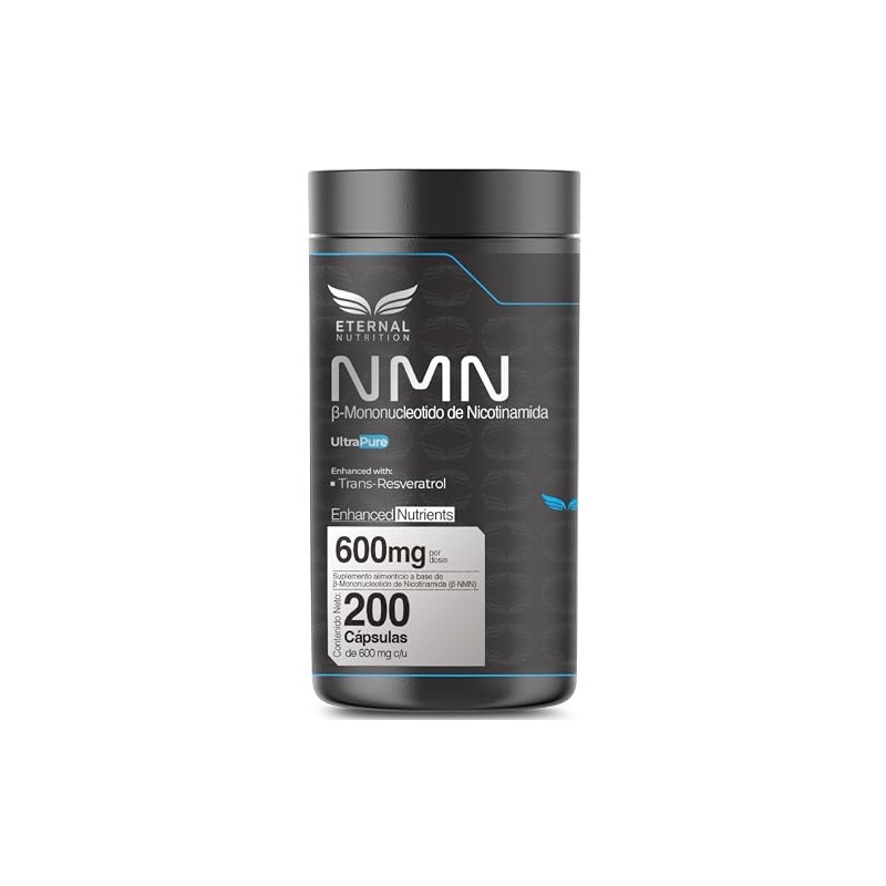 Eternal Nutrition Ultra Pure Nmn Resveratrol 200 Cápsulas Trans Precursor
