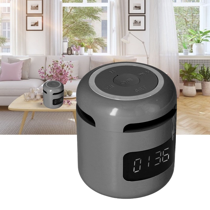 JM01 BT Clock Speaker Multifunctional Adjustable Portable BT Clock Speaker