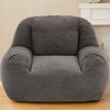 Homguava Bean Bag Chair Sherpa Bean Bag Lazy Sofa Beanbag