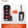 Extra-Partss Simple OBD Key and Remote Car Key Fob Replacement