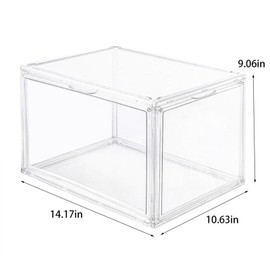 Multifunction Full Transparency Blind Box Storage Box Plastic Stackable Desktop Display Box be dust-Proof Protection Against The Tide Storage Box Modern Simplicity Shoe Box
