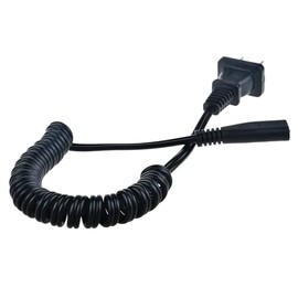 FITE ON AC Power Cord Compatible with Braun Braun 6009/6510 / 6512/6515 / 6518/6520 / 6521 Models Lead Mains Cable, 67003068 EP60