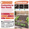 Zixixiz 150FT 1/2-Inch Soaker Hose, Flexible with Solid Brass Connector,