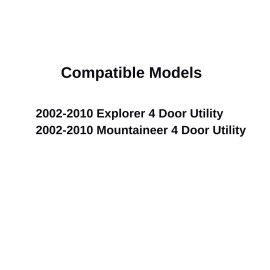 NAGD Fit 2002-2010 Ford Explorer , Mercury Mountaineer 4Dr Passenger Rear Vent Glass