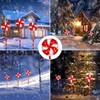 Lollipop Christmas Pathway Lights Outdoor - 3 Pack 29 inches