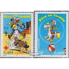 France 3685C-3686C (complete.issue.) unmounted mint/never hinged ** MNH 2003 comic character Lucky Luke (Stamps for collectors) comics