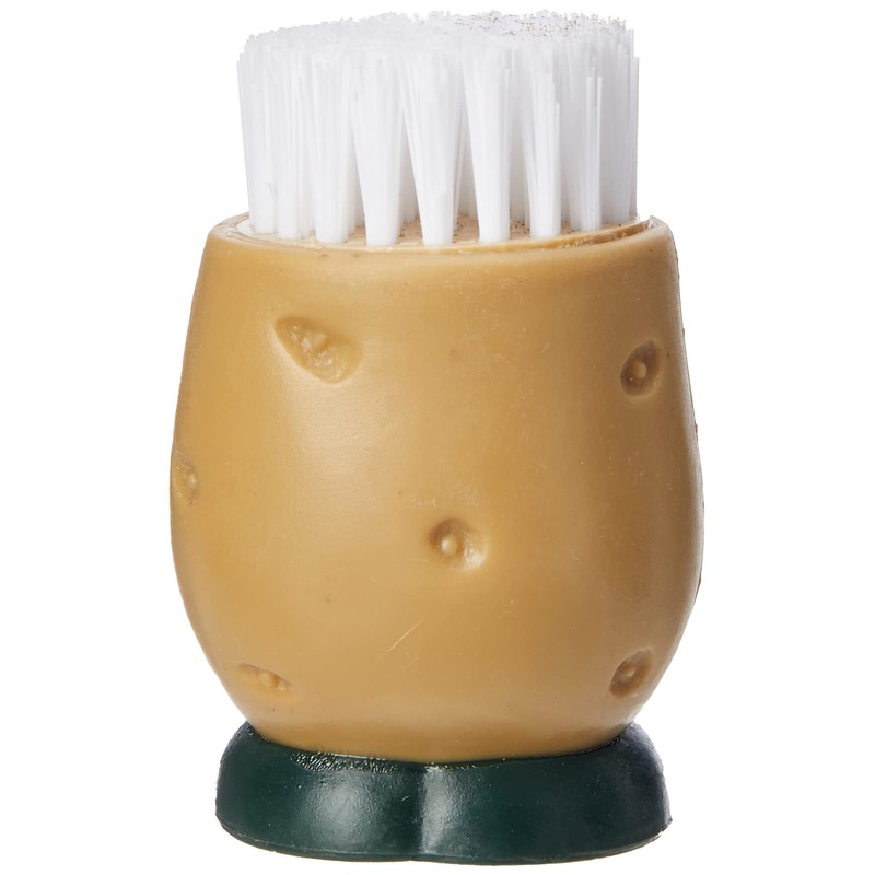 Joie Kitchen Gadgets Spud Dude Potato Brush, Brown