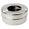 3 1/2" St/Steel Windproof Ashtray
