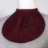 Romet Blouse-Neck Stoma Cover (Burgundy, 16 Inch Neck Diameter) Secure