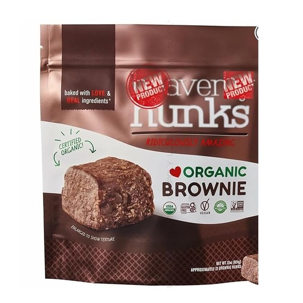 heavenly_hunk Organic Brownie (22 Servings.) Gluten Free Vegan Snack, Rich