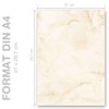 Writing Paper Marble & Structure Marble Beige – DIN A4