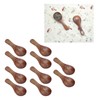 10pcs Small Wooden Spoons Cooking Condiments Spoons for Kitchen Seasoning