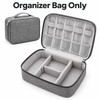 Waterproof Cable Storage Bag, Portable Electronic Organizer Case for USB