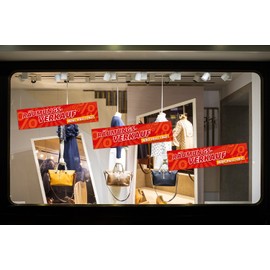 Clearance Sale Everything Must Raus! 120 x 30 cm Banner / Sticker Waterproof UV Resistant