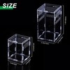 2 Reptile Terrarium Box, Acrylic Terrarium Snails with Ventilation, 360°