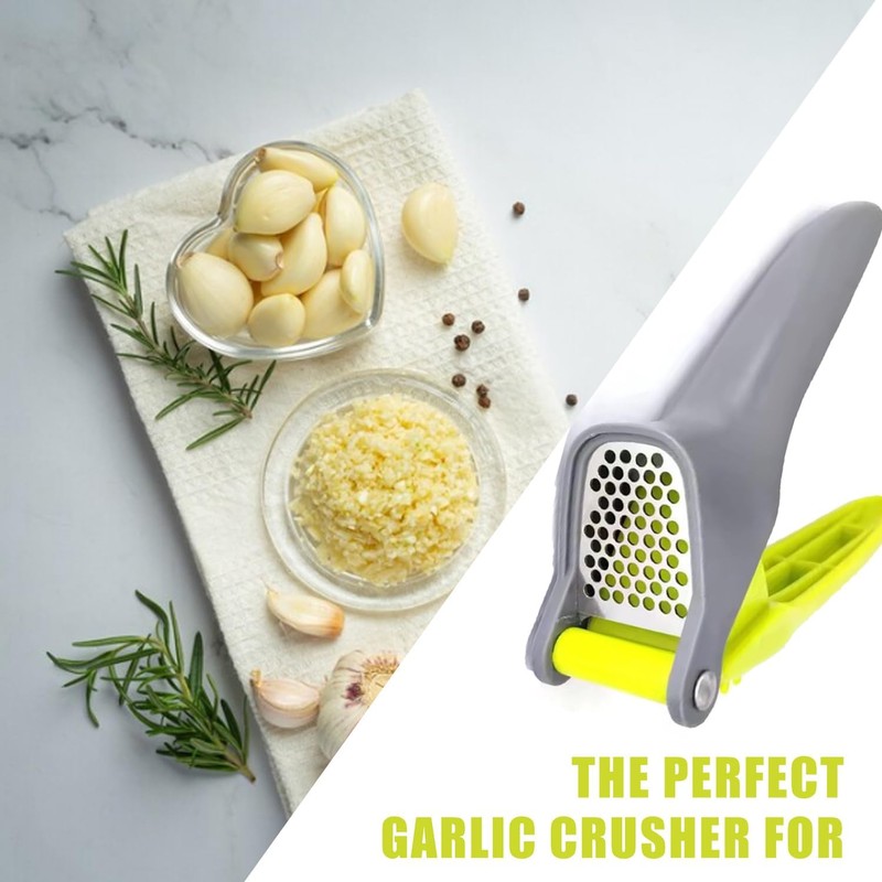 Garlic Press – Garlic Crusher with Ergonomic Handle, Garlic Mincer