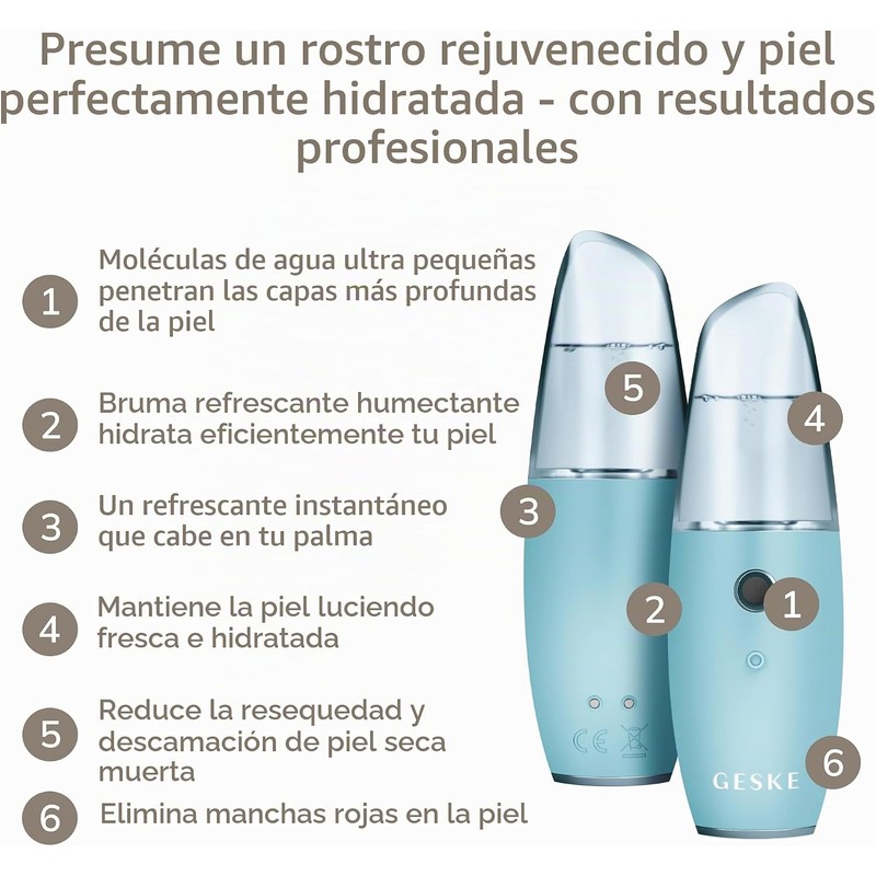 SmartAppGuided Facial Hydration Refresher de GESKE – Hidratación y Brillo