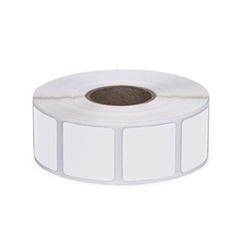 Roll of 1000 7/8" Square Target Pasters (White, 3000 Pasters)