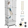 STILLCOVE Extra Large Bird Cage, Black Parakeet Cages with Rolling