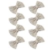 8pcs Bow Shoe Clips Detachable Bowknot Shoe Buckle Decorative Removable