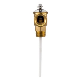 RecPro 1/2" RV Pressure Relief Valve with 4" Epoxy-Coated Probe