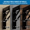 LEOPO 10 inch Folding Shelf Brackets, Heavy Duty Wall Mounted